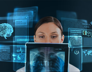 AI人工智慧利用深度學習技術產生的多模態影像，提升醫療影像的判讀能力，更深入查看患病部位並提供分析。透過人工智慧運算系統，能以2D平面、3D立體、4D動態等多種方式快速分析心臟影像，可更精確地偵測追蹤肺部異常、提供立體縱向的肝臟病變分割影像與優化乳房攝影判讀，大幅協助醫師及放射師做出更正確的診斷結果。AI人工智慧醫療影像應用仰賴軟硬體系統與醫療器材設備的整合，透過醫療級平板顯示器與具備高效運算能力...